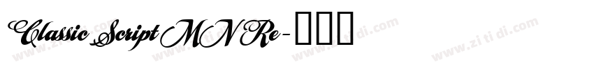 Classic Script MN Re字体转换